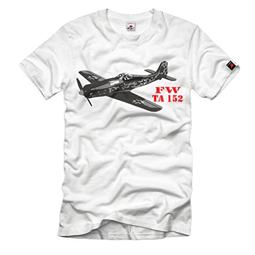 T-Shirt Ta 152 Luftwaffe Allemande blanc 5XL : résolvez le manque de grande taille