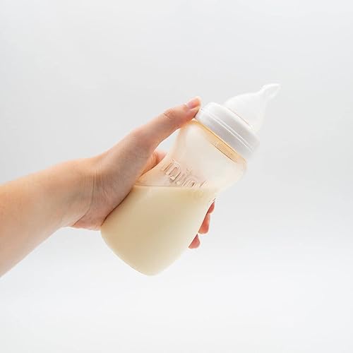 Miniatura 4 de Minbie 9 meses + biberón para lactancia materna, anti cólicos y reflujo, sin PPSU BPA