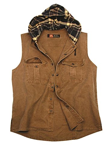 KAKADU Traders Australia Light Weight Mens Hooded Shirt Vest Roston 8MS163