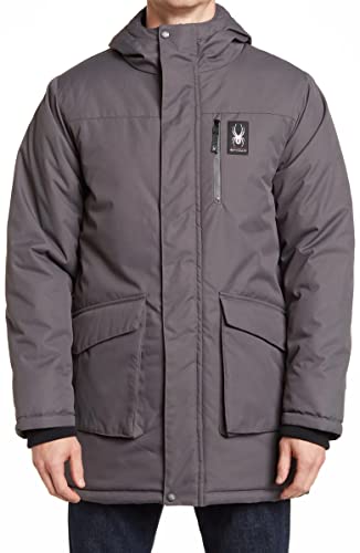 Spyder Men's Parka Jacket, Polar Large2