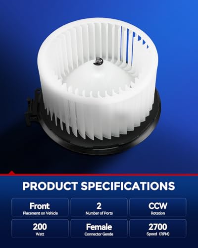 Image of KAX AC Blower Motor Compatible with Hyundai Sonata 2011 2012 2013 2014, Kia Optima 2011 - HVAC Heater Blower Motor Replaces# 76943,700263