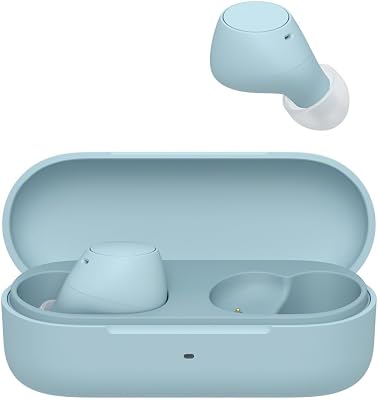 Sony WF-C510 Truly Wireless – Ecouteurs Intra-Auriculaires Bluetooth, Petits, Légers, Connexion Multipoint, Son Ambiant, IPX4, Spotify Tap, Charge Rapide, Batterie jusqu’à 22h, iOS et Android – Bleu