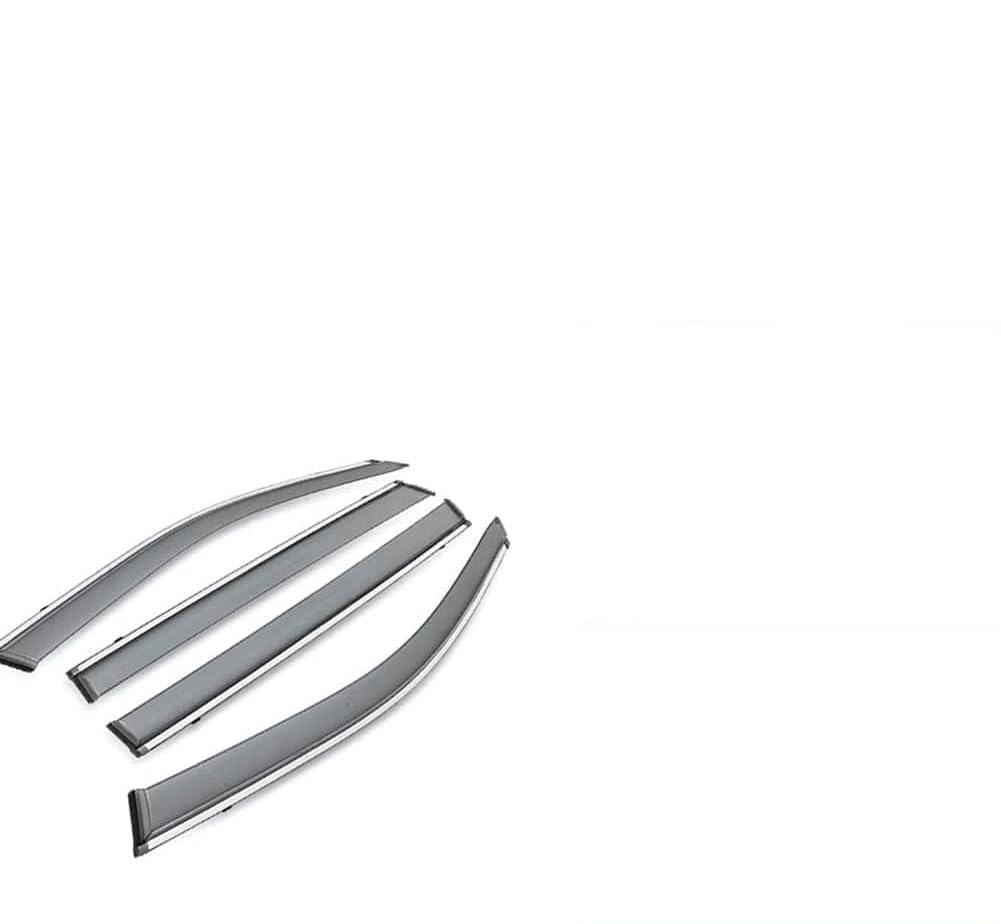 Fengxh Normal 4Pcs Smoke Tint Car Window Deflectors For Mitsubishi Lancer 2006-2015