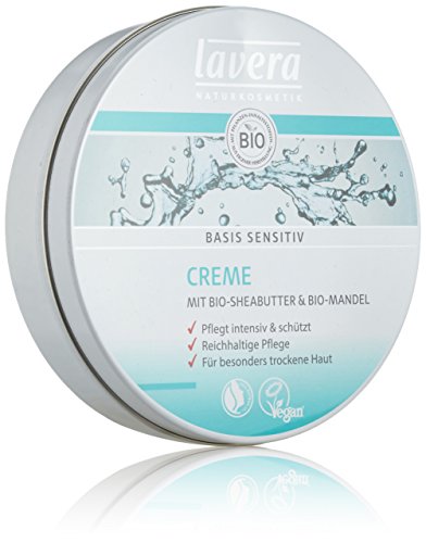 lavera Creme, Bio-Sheabutter und Bio-Mandel, 150 ml