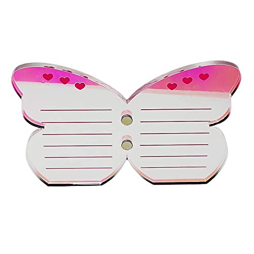 zalati Eyelash Display Holder False Eyelash Tray Eyelash Boards for Makeup Eye Lashes Display - Transparent Butterfly
