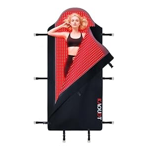 Alfombrilla de terapia de luz roja de TPU de grado médico 2026 para aliviar el dolor de cuerpo completo, manta de luz roja infrarroja de doble longitud de onda de 72 x 33 pulgadas con 2600 LED