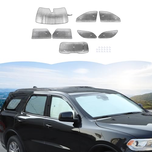 RT-TCZ Windshield Sunshade Sun Shade Heat Shield Window Sun Visor Mat for Dodge Durango...