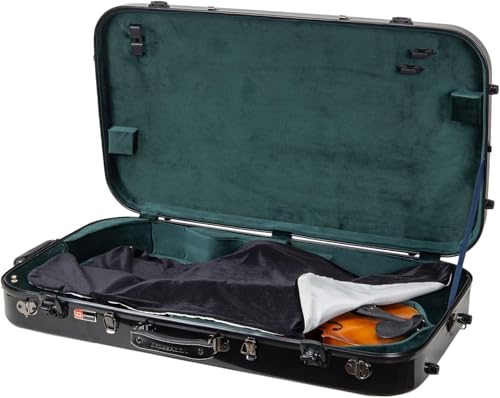 Étui double violon 4/4 et mandoline avec serrure TSA Crossrock Pro Tour noir