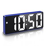 【Alimentato da USB o Batteria】Questa sveglia elettrica a LED può essere alimentata tramite cavo USB o 3 batterie AAA (non incluse). Perderà la memoria dell'ora quando si spegne. Questo orologio da ufficio include un cavo USB di ricarica, che ti offre comodità per l'alimentazione👉In caso di problemi di funzionamento o di funzionamento, o ricevere difetti o danni al prodotto, ti preghiamo di contattarci immediatamente e risolveremo il problema il prima possibile