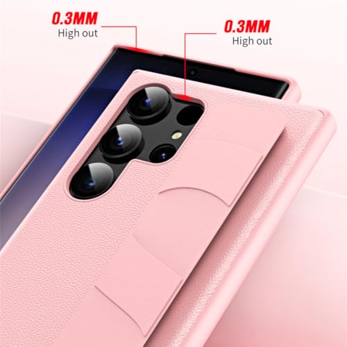 Coque Samsung S24 souple bleu clair étui élégant avec sangle
