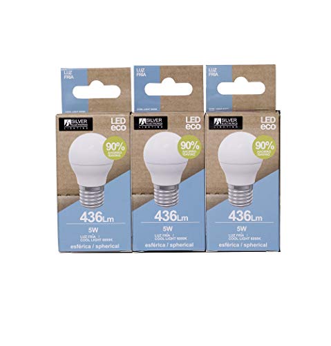 Silver Electronics - Confezione da 3 lampadine LED...