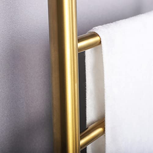 Calentador de toallas de pared cromado para baños modernos 6