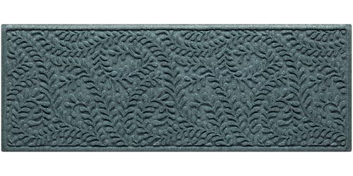 WaterHog Boxwood Front Door Mat Indoor Outdoor Entrance, Absorbent All-Weather Doormat with Non-Slip Rubber Backing, Dirt & Moisture Trapper, Low Profile & Easy Clean, Made in USA, 22"x59...