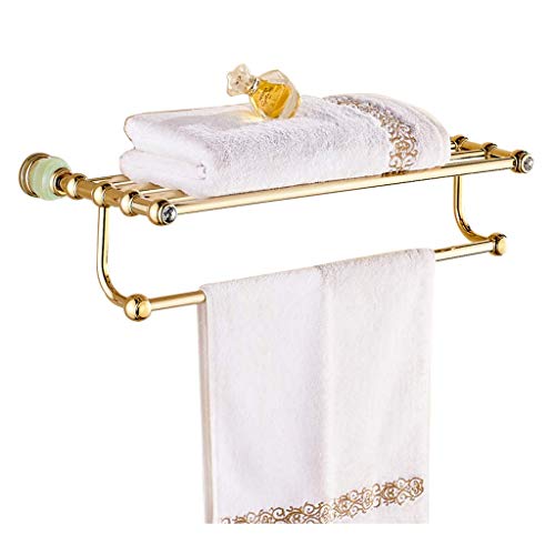 Porte-serviettes de bain ICOBES double support mural multifonctionnel - 2