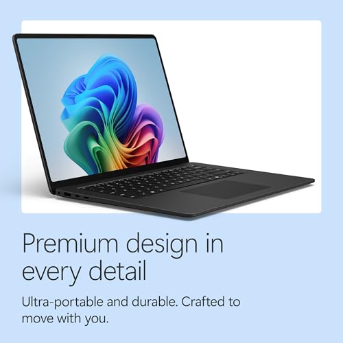 Image of Microsoft Surface Laptop (2026), 15-inch Premium Performance Laptop, Snapdragon X2 Elite Processor, Touchscreen Display, 16GB RAM, 1TB SSD Storage, Windows 11 Copilot+ PC Built for AI, Black