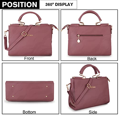 Image of WOMEN MARKS Studded Hand /Sling bag PU Leather Handbag & Crossbody Bag For Women /Girls Shoulder Bag Adjustable & Detachable Sling Strap