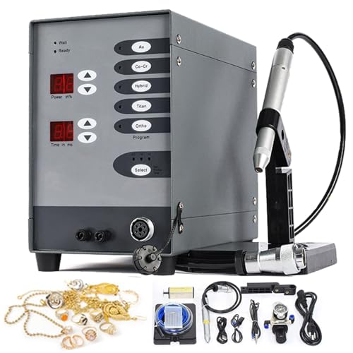 HDaspijh Soldador de ponto de joias, máquina de solda automática de arco de argônio de pulso, ouro s
