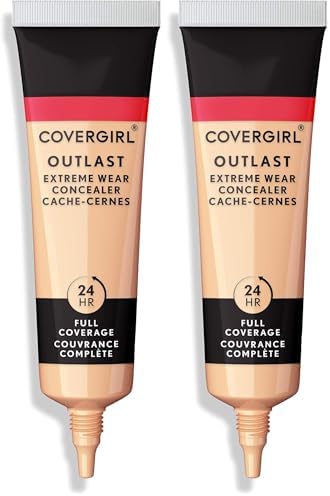 COVERGIRL Outlast Extreme Wear Concealer, Fair Ivory 800 (Pack of 2)