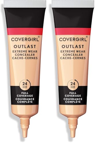 COVERGIRL Outlast Extreme Wear Concealer, Fair Ivory 800 (Pack of 2)