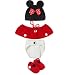 Baby Girl Crochet Outfits Infant Photo Prop Clothes Cute Knit Photography Handmade Costume Hat Cap Set BLUETOP