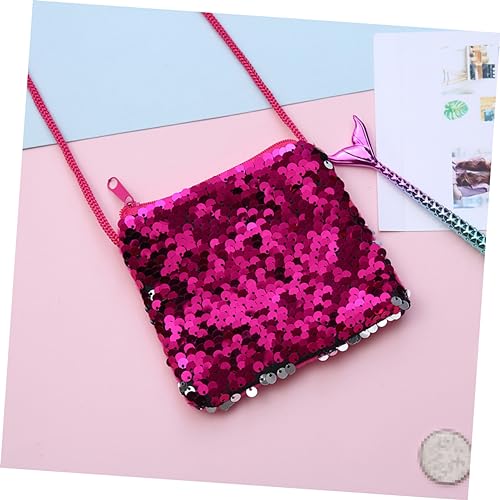 FRCOLOR 3Pcs Sequins Coin Purse Fashion Square Bag for Cute Handbag for Jewelry Coins and Cards Sparkling Retro Style Wallet for Boys2