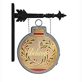 K&K Interiors Arrow Replacement Decorative Hanging Sign, Multi-Color