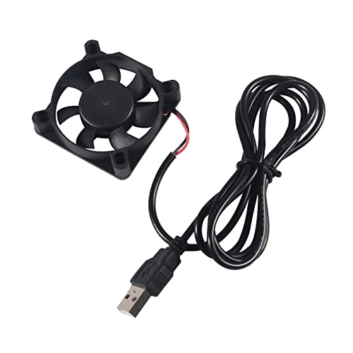 Aitiao 6Pcs 50Mm Usb Brushless Cooling Fan 50Mm X10Mm Dc 5V Quiet Cooling Fan 5010 Mini Computer Fan For Small Appliances Series Replacement(5010 5V) #TOP6