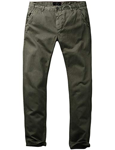 Image of Match Mens Regular-Fit Casual Flat Front Chino Pants