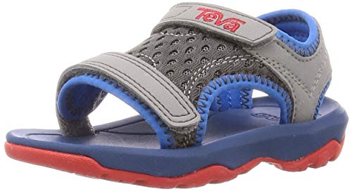 Teva Boys' T Psyclone XLT Sandal, Drizzle/Dark Gull Grey, 4 Medium US Toddler