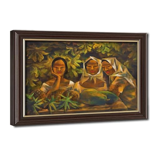 Poster Fruit Vendors Anita Magsaysay-ho impression toile 50x75 cm