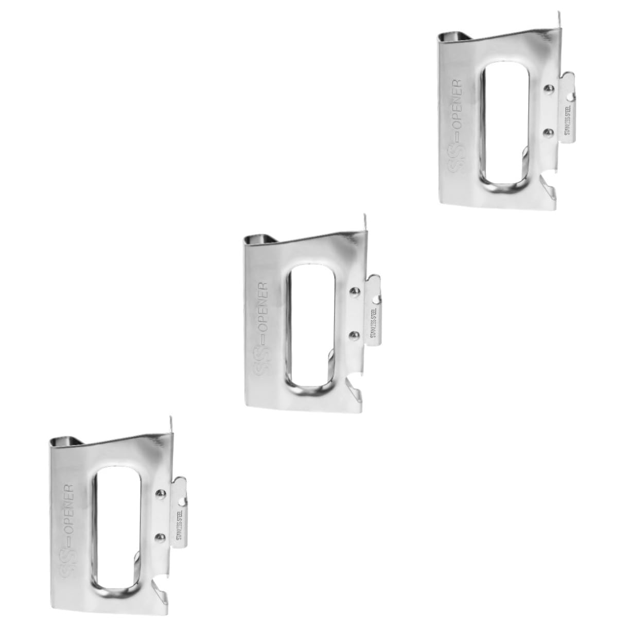 Alipis 3pezzi Apriscatole Multifunzionale Inossidabile Apribottiglie e Apriscatole Portatile Per Ristoranti e Attività All Design e Utensile Per e