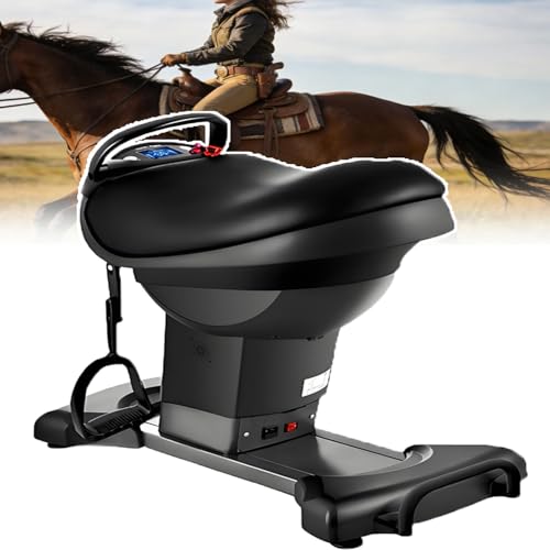 Simulador de paseo de caballo 3D, máquina de ejercicio abdominal, 20 niveles de velocidad, equipo de cardio del gimnasio casero, entrenador de núcleo de cuerpo completo, dispositivo de entrenamiento s