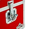 Gorilla LP 12" Vinyl Record Box Storage Flight Case Red #4