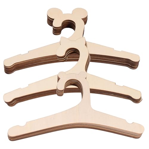 30 perchas para bebé, perchas de madera para bebés, antideslizantes, ahorran espacio para el armario, soporte duradero para niños, abrigos, pantalones y chaquetas