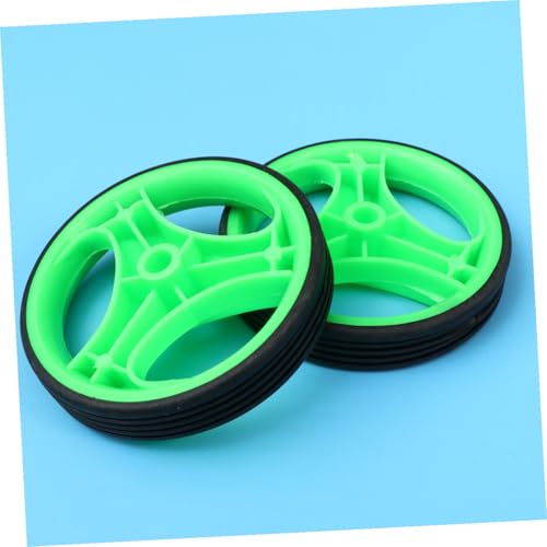 Ruedas de Entrenamiento para Bicicleta PRETYZOOM 12-20 Pulgadas Verde, Ruedas Auxiliares de Equilibrio con Soporte Intermitente Silencioso miniatura 3