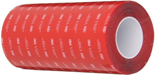 Ruban adhésif VHB transparent pour supprimer les vis et rivets sur le verre
