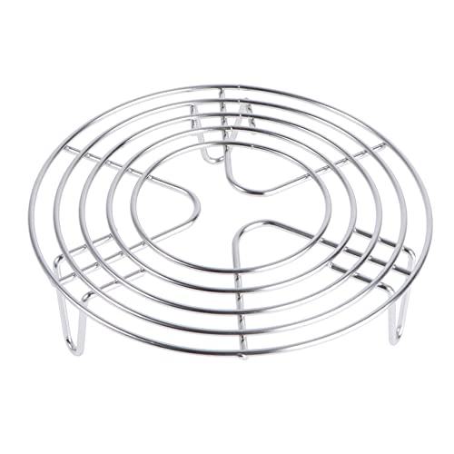 Sosoport Soporte de Estante de Vapor Redondo Inoxidable Cocción y Enfriamiento Multiusos Duradero y Resistente al Desgaste para Cocción al Vapor