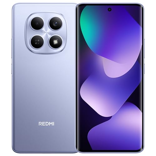 XIAOMI Redmi Note 15 Smartphone, 6+128GB, Violett, 108MP Kamera, IP64, 120Hz, Mediatek Helio G100 Ultra, Android 15, 33W Schnellladung, 6000mAh Akku, mit Ladegerät