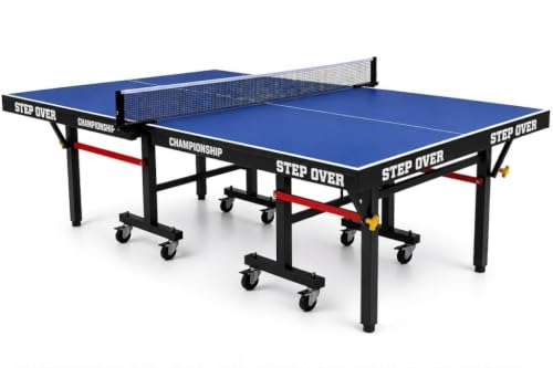 Image of STEP OVER Championship Blue 25MM Heavy Duty ||Laminated Top 25mm || SuperFast High Performance || Schools||Resorts||Clubs|| TT Academy ||Free TT Table Cover + 2 TT Racket & Balls||Limited Edition 2026