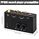 WIYETY Phono Vorverstärker Plattenspieler mit MM Abtast Systemen, Vorverstärker für Plattenspieler für Plattenspieler, RCA Input & Output Interfaces, Verstärker Stereo mit DC 12V Netzteil