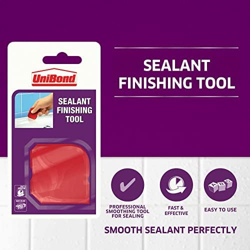 Unibond 1582528 Sealant Finishing Tool, Effective Sealant Tool for a Smooth & Professional Finish, Sealant Smoother for All Sealants, Sealant Finishing Tool for Wall & Floor