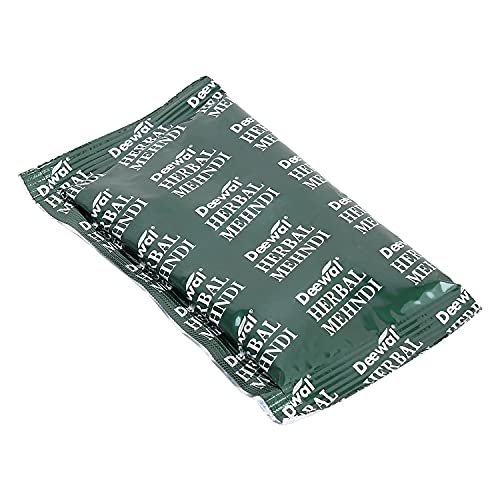 Image of Deewal Herbal Khadi Mehndi for Unisex, 240g - Brown (Pack of 3)