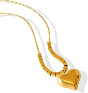 VARNEEKA 18k Gold-Plated l Heart Lock Pendant Necklace | Gift for Girls & Women Price In India