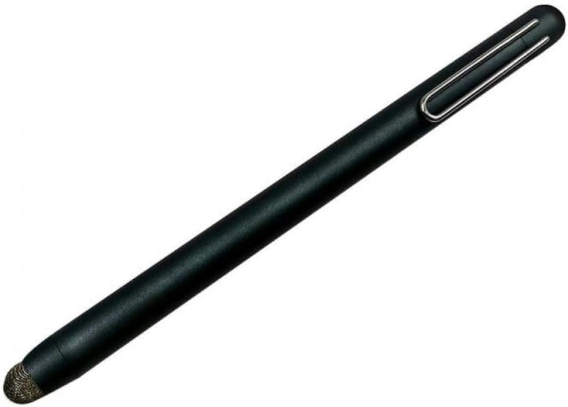 Stylus Touch Screen Pen Fiber Tip Compatible with OnePlus 12/12R/11/10 Pro/10T/9/9 Pro/8 Pro 5G, Aluminum Lightweight Black