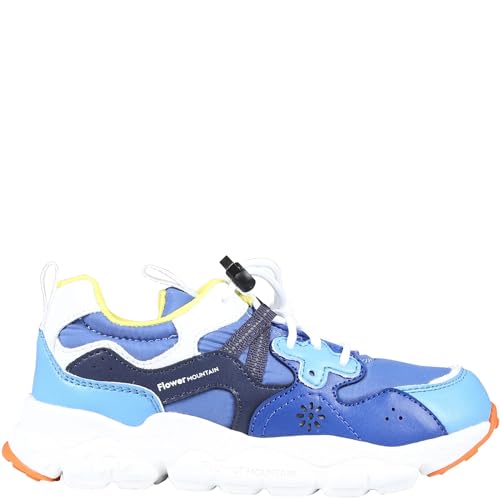 Chaussures pour enfants Flower Mountain YAMANO 15497 bleu marine baskets vegan 24/32
