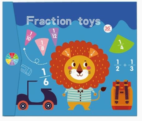 Rompecabezas de Fracciones Magnéticas para Niños (Estilo 2)