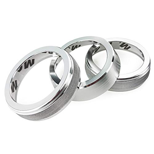 (トクトヨ)Tokutoyo 新型 ジムニー対応 JB64W/JB74 AT車 エアコンダイヤルカバー リング メッキ インテリアパネル 内装 カスタム アクセサリー 3P