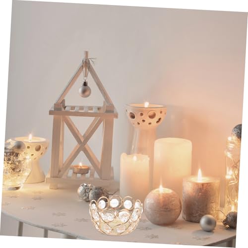 Portavelas de té para bodas STOBAZA candelabros decorativos de cristal para mesas de salón 6
