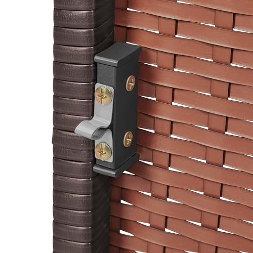 Yaheetech YT-00137700 5 Piece Rattan Bar Set, Outdoor Wicker Set 1 Bistro Table & 4 Stools - Pe Patio Rattan Table W/Closed Storage Cabinet & Built-In Bottle Opener thumb #5