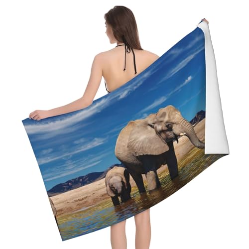 Serviette microfibre ultra douce à séchage rapide imprimée - 2